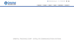 Desktop Screenshot of orbitaltracking.com